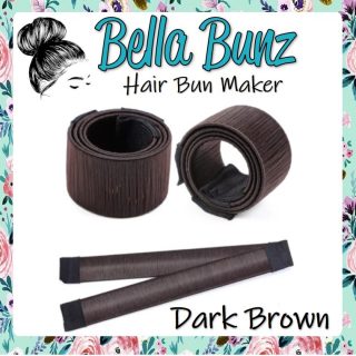 Dark Brown Hair Bun Maker